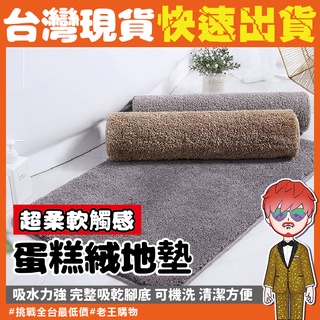 加大加厚蛋糕絨地墊【24H出貨🔥臺灣現貨】高毛絨地墊 浴室吸水 防滑止滑墊 腳踏墊 蛋糕絨地墊 珊瑚絨地墊 吸水墊子