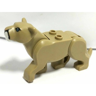 樂高 LEGO 深沙色 山獅 獅子 動物 人偶 bb0787c01pb04 6227026 Tan Cat Lion
