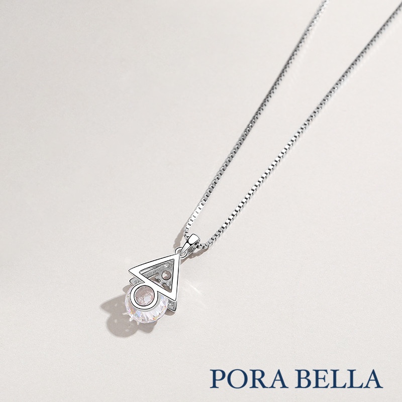 <Porabella>925純銀鋯項鍊 隨意混搭 自我態度 純銀鍊 純銀項鍊 Necklace