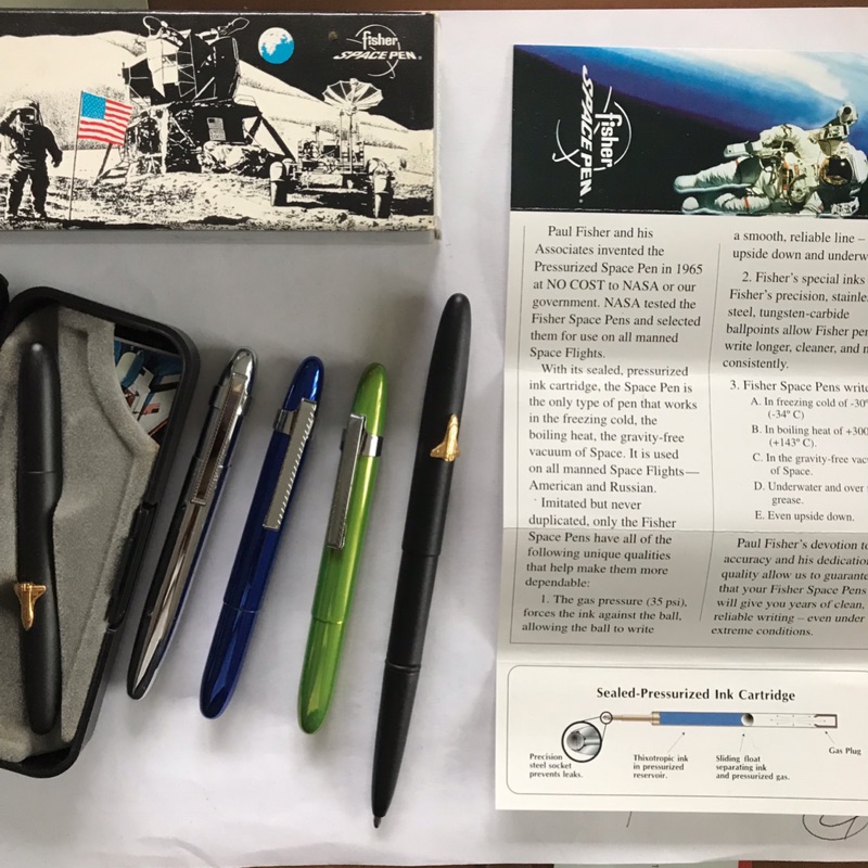 Pen101》美國飛梭Fisher太空筆