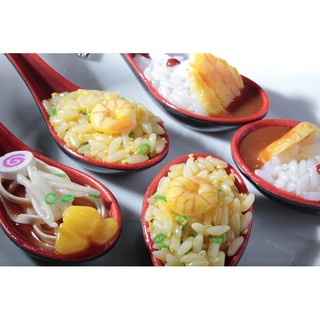 Ⓙ袖珍食模小舖🍱現貨，只要12H出貨🚚模擬食品模型-湯匙飯模擬壽司模型