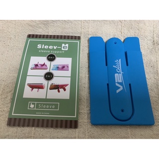 全新 sleeve 矽膠手機黏貼支架＋便利卡套 彈性磁條站立 3M膠條