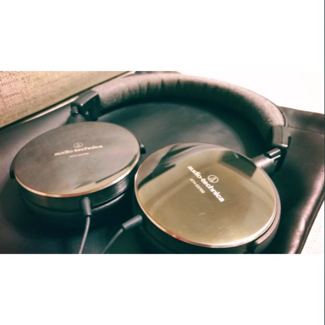 絕版女毒 鐵三角 Audio-Technica ATH-ES700 髮絲紋不銹鋼摺疊頭戴式耳機 ((誠可議))