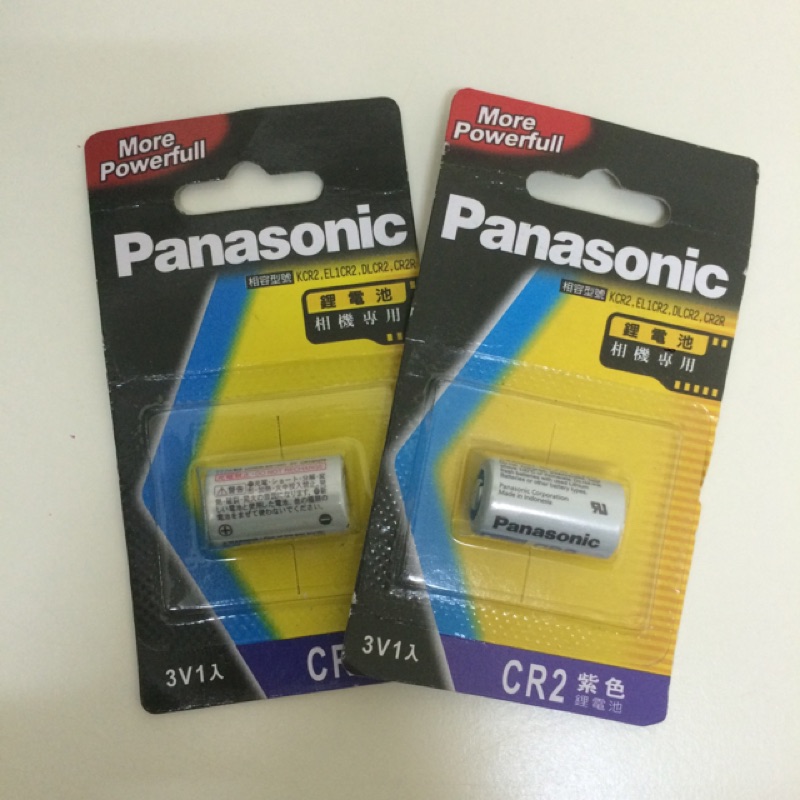 Panasonic 2個 拍立得電池 CR2鋰電池 3V