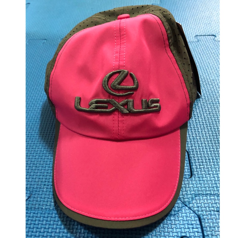 Lexus 撞色透氣運動帽 (桃紅)