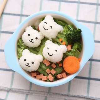 ◎卡通mini熊飯糰模具/小熊寶寶可愛飯糰模/米飯壽司模具DIY便當模具/做飯工具/麵包模具/壽司模