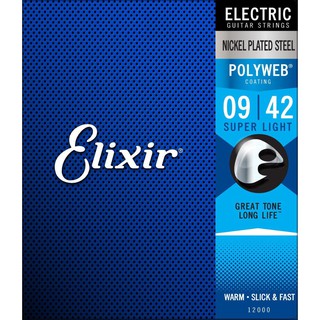 【好聲音樂器】Elixir 電吉他弦 12000 (09-42) 厚膜 POLYWEB 弦