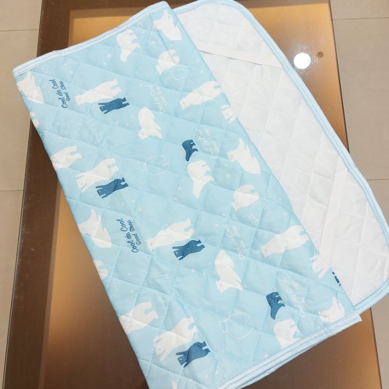 日本兒童款 接觸涼感床墊 保潔墊/保護墊 冷感床墊套 床套 遊戲墊 70*120cm 北極熊 二款