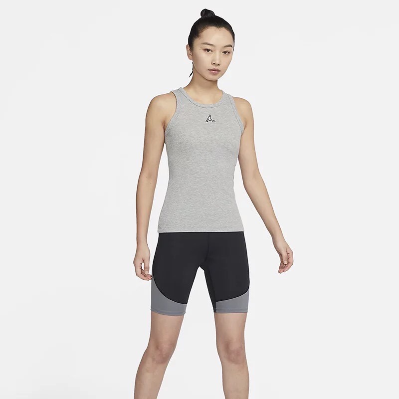 Nike Jordan 2022新款 女款 緊身無袖T恤健身背心 DO5049-063 灰色 全新 私訊聊聊詢問庫存