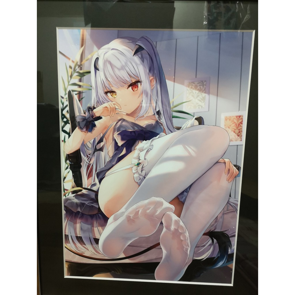 玉之けだま ルルム クロエ 複製原画 イラスト 限定品 差分ver.-