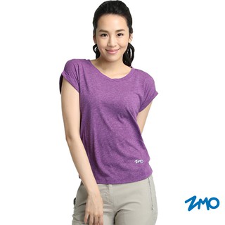 【ZMO】女木醣醇涼感短袖衫-深紫 涼感衣