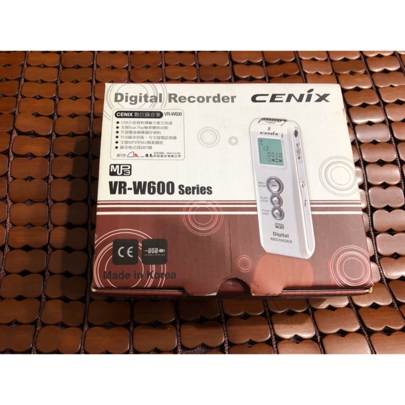 CENIX 數位錄音筆 VR-W600 (白）