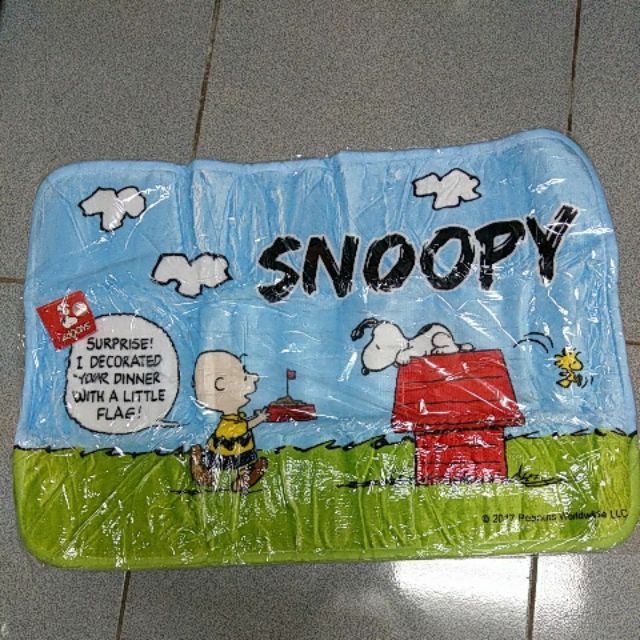 正版 史努比 SNOOPY 地墊 腳踏墊 門墊