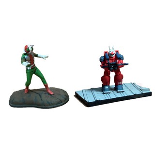 [絕版品出清] 假面騎士V3公仔(Masked Rider V3) & 機動戰士公仔(Guncannon RX-77)