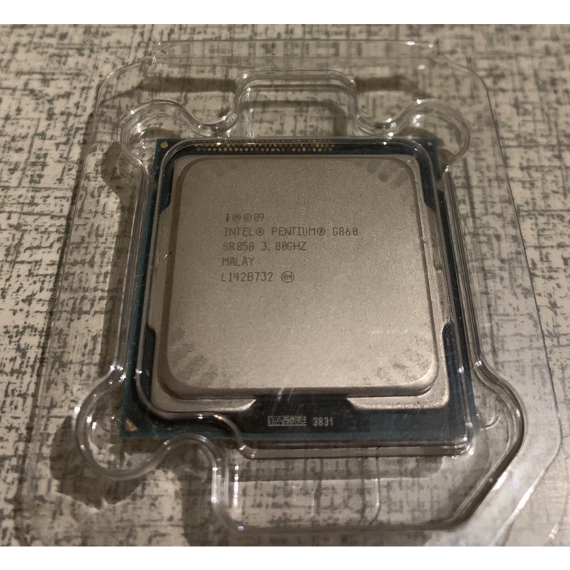 二手良品 Intel® Pentium® G860 3M快取，3.00 GHz 二代G系列 CPU 1155腳位