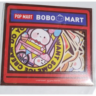 玩具扭蛋公仔盲盒盒玩系列 POPMART泡泡瑪特 BOBO&COCO小店系列貼紙