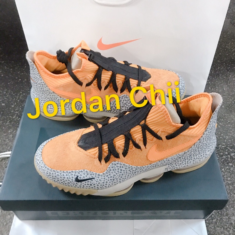 台灣公司貨 附發票 Nike Lebron 16 Low AC EP SAFARI ATMOS LBJ16