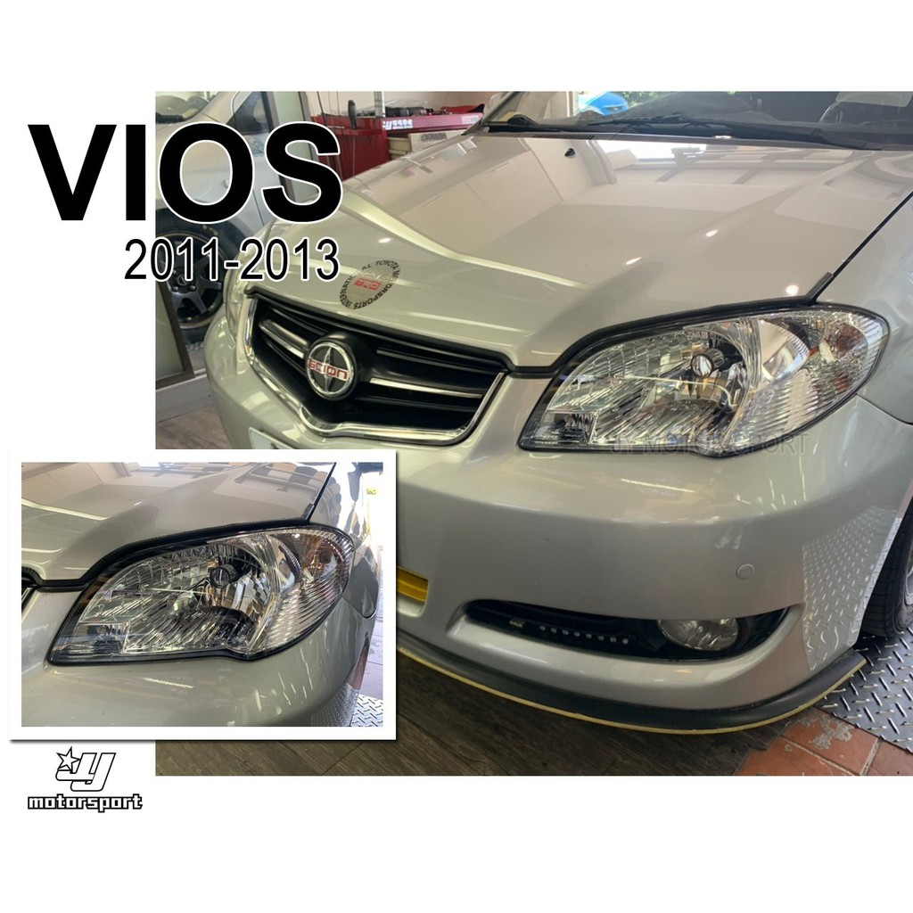 小傑車燈精品--全新 TOYOTA VIOS 原廠型 晶鑽 大燈 頭燈 2011 2012 2013 年 含電調馬達