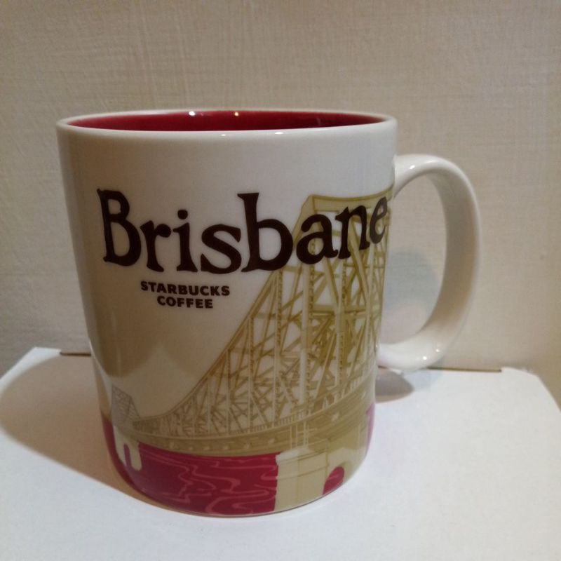 星巴克 Starbucks 澳洲布里斯本 Brisbane 城市馬克杯 絕版 現貨