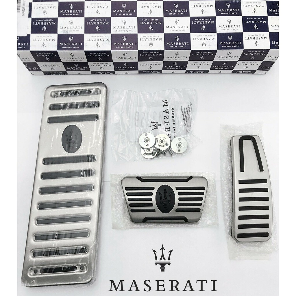義大利原廠瑪莎拉蒂 Maserati 鋁製加速 油門 剎車踏板組Ghibli Quattroporte Levante