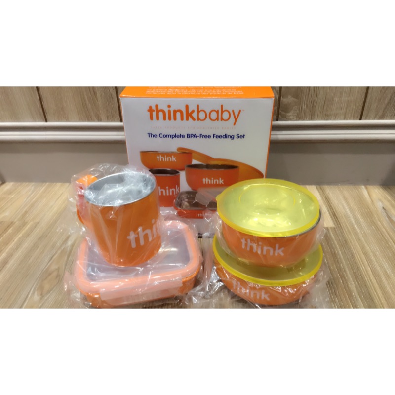 Thinkbaby無毒不鏽鋼兒童餐具組