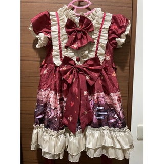 二手兒童女童短袖洋裝110碼 花童禮服 表演禮服 生日禮服