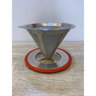Junior不銹鋼濾杯1-4人份 (黑/紅)