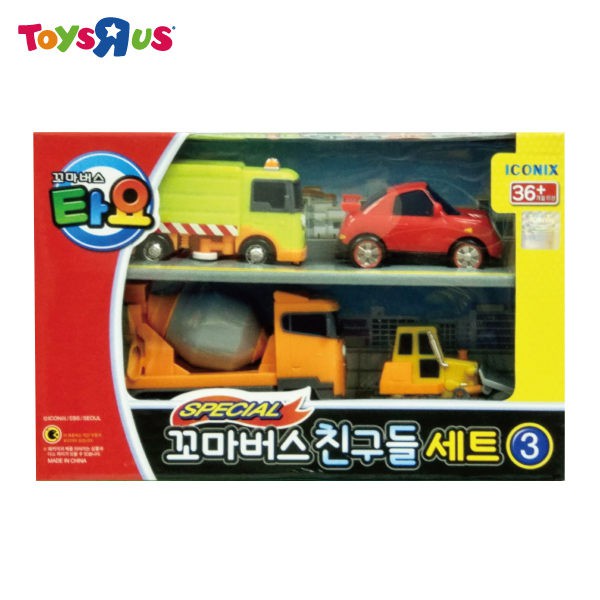 TAYO 工程車4件組 玩具反斗城
