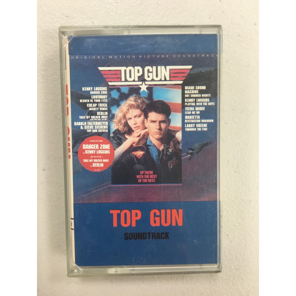 捍衛戰士 TOP GUN 電影原聲帶 CBS唱片 卡帶 錄音帶 多年收藏