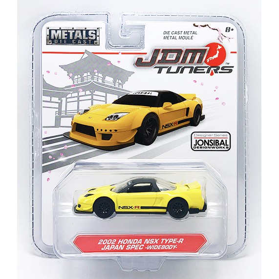 【秉田屋】現貨 Jada Toys JDM Honda 本田 NSX Type R NA2 寬體 黃 1/64