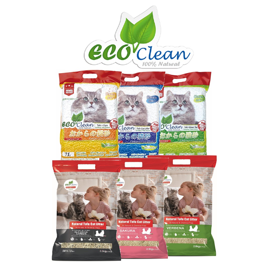 【平價好用】Eco Clean 艾可 貓砂 天然豆腐砂 礦型豆腐砂 請參考內文配送須知