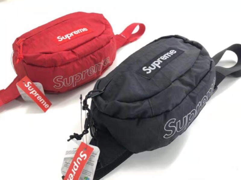 美國帶回］Supreme Waist Bag 18FW 45th腰包LOGO男女斜挎胸包| 蝦皮購物