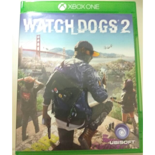 Xbox one watch dogs 2看門狗2 實體光碟