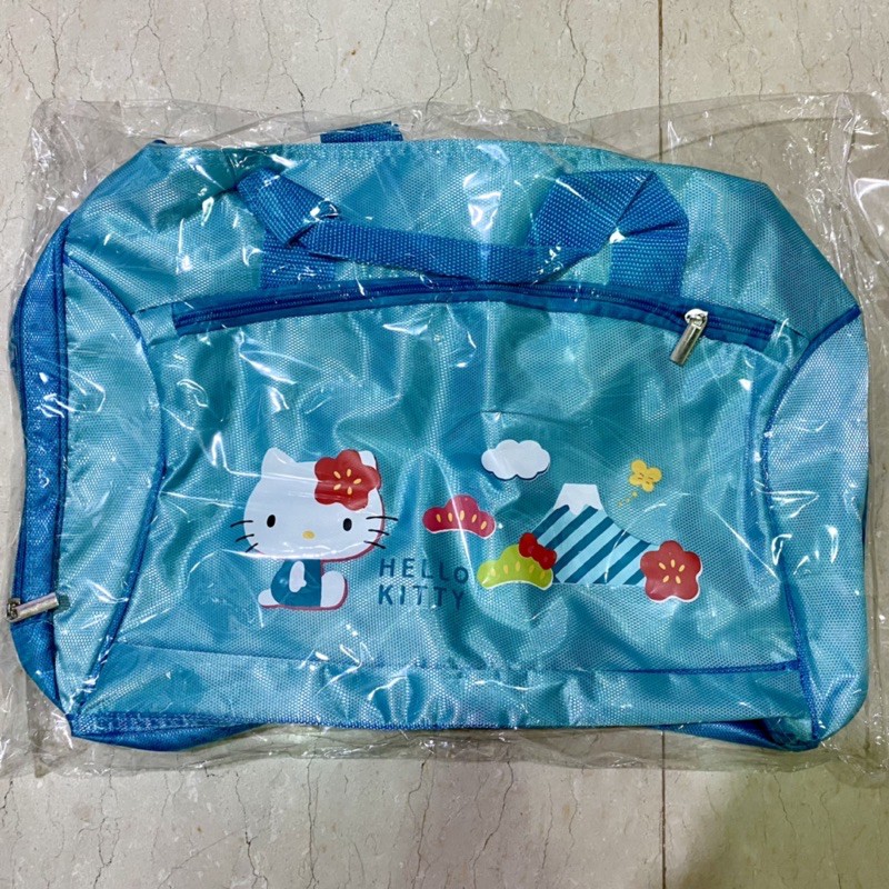 全新．hello kitty 悠遊時尚旅行袋．輕旅行小包