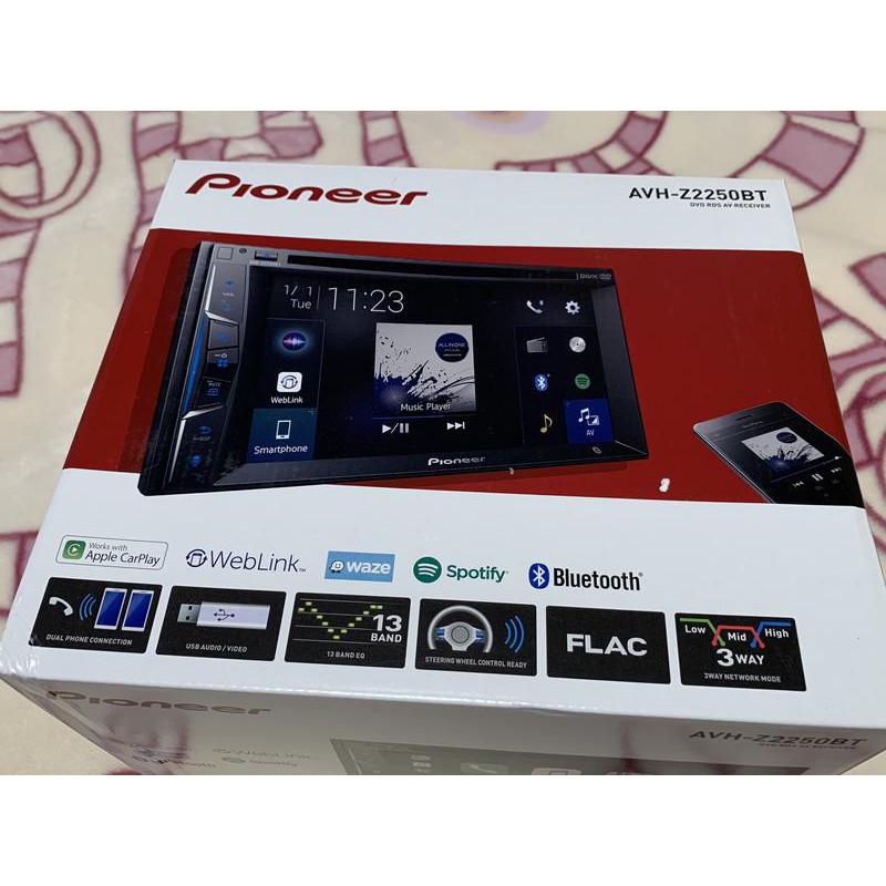 代購服務 先鋒 PIONEER AVH-Z2250BT 2DIN 觸控螢幕 6.2吋 USB