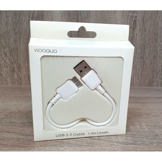 銓茂 Vioaqua USB3.0 TO Micro B / 行動硬碟線 充電線 傳輸線 1M 庫存出清