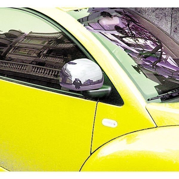 Vw 系列福斯金龜車new Beetle 1999 01 高級鍍鉻後視鏡蓋 個性配件 蝦皮購物