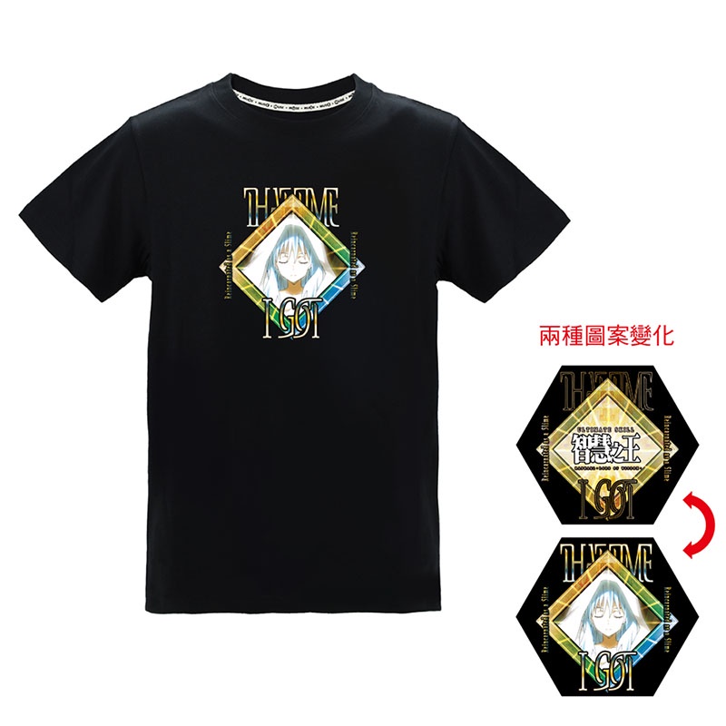 MUSE木棉花 轉生史萊姆 史萊姆+智慧之王光柵 潮流T 短袖上衣 T-shirt