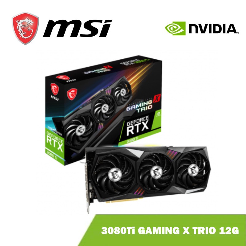 MSI 微星 GeForce RTX 3080 TI GAMING X TRIO 12G 顯示卡