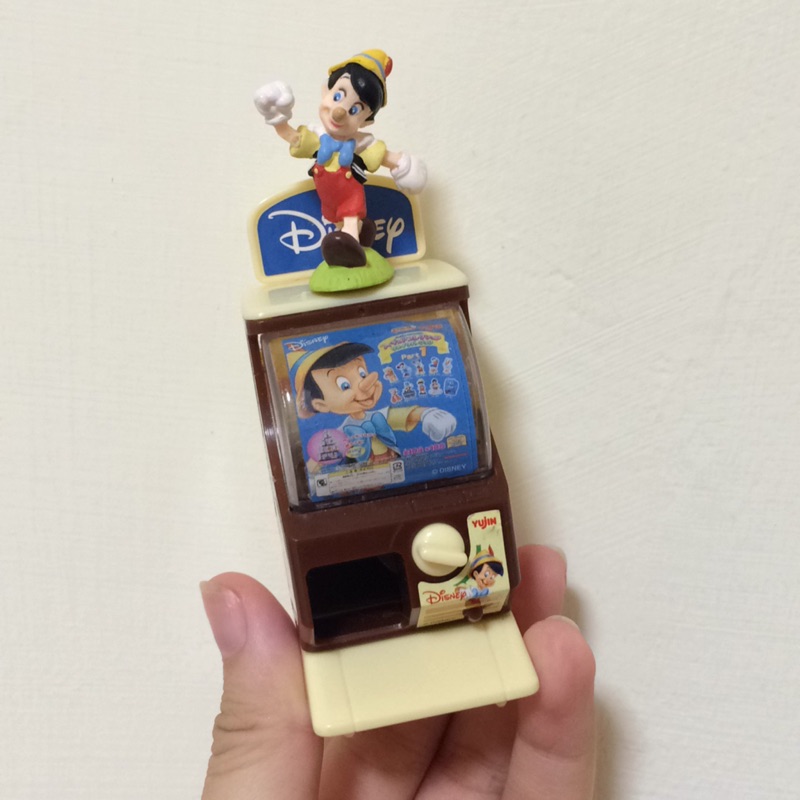 Yujin Disney 迪士尼 迷你扭蛋機 絕版 小木偶 轉蛋