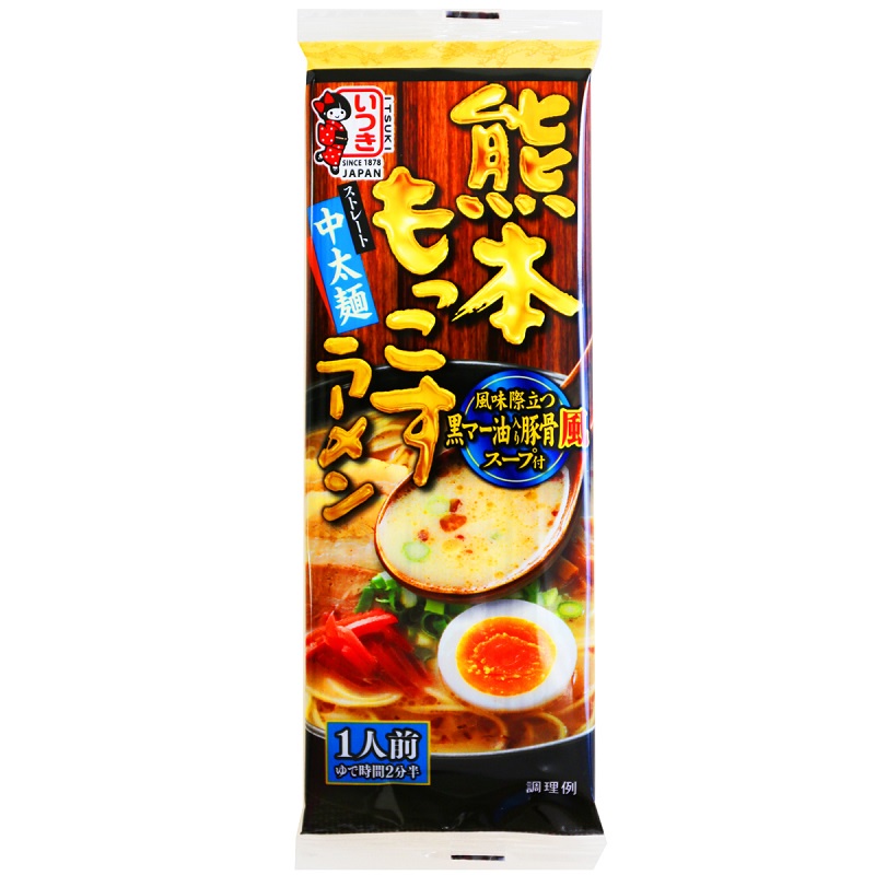 ITSUKI熊本黑麻油豚骨風味拉麵123g克 x 1 【家樂福】