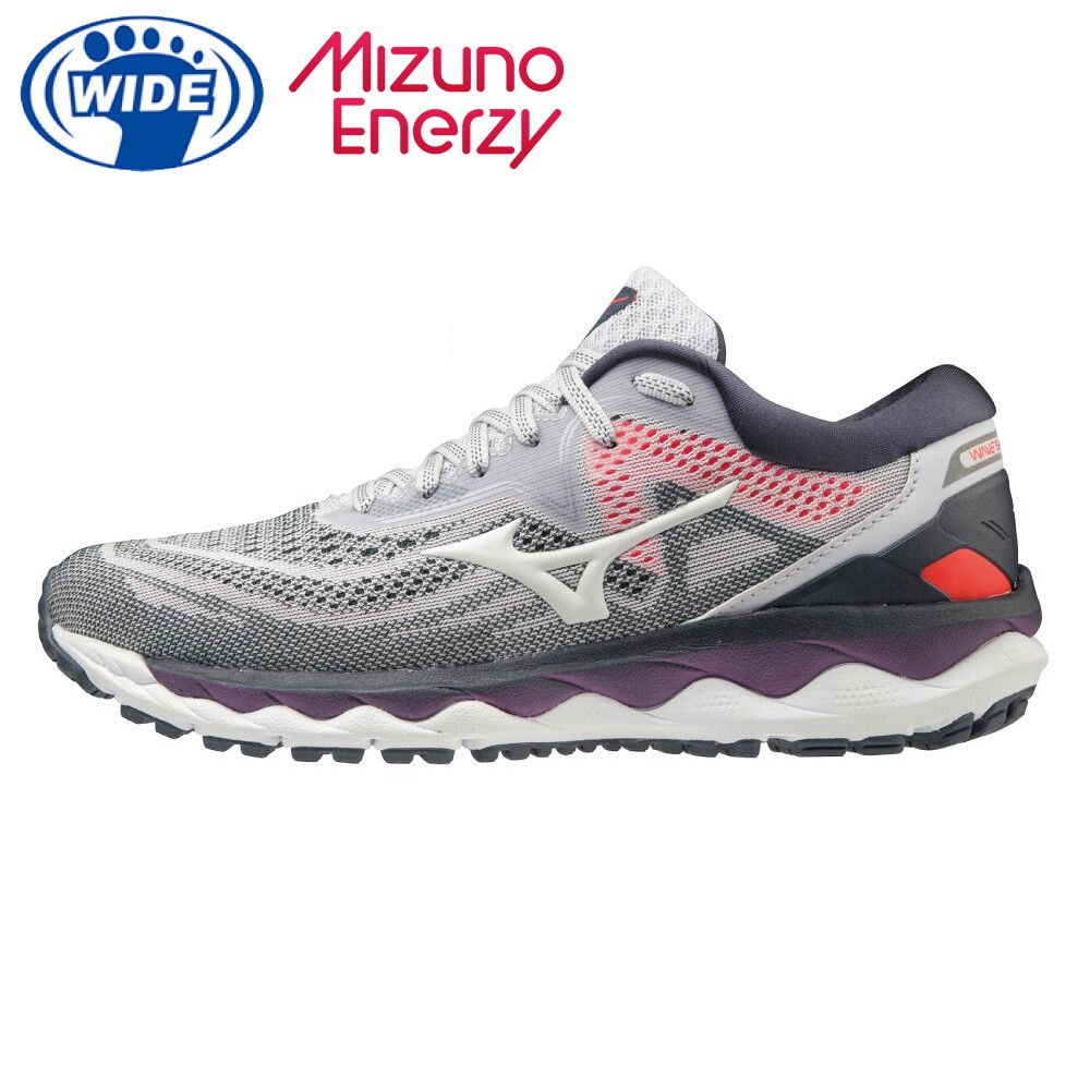 MIZUNO WAVE SKY 4 寬楦 一般型 女款 慢跑鞋 灰 J1GD201242 21SS 【樂買網】