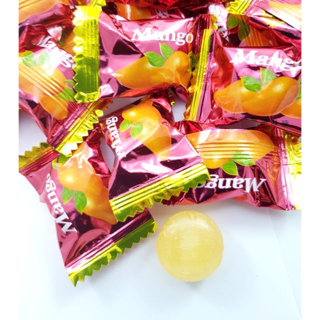 嘗甜頭 芒果糖 200公克 芒果口味 水果糖 包裝糖果 懷舊糖果 古早味零食 喜糖
