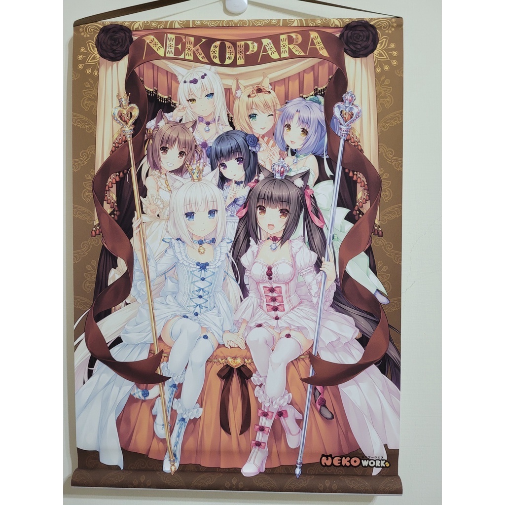 已收訂 專屬賣場 非特定人士請勿下標 NEKOPARA 貓娘樂園 OVA紀念掛軸 特別版 (二手)