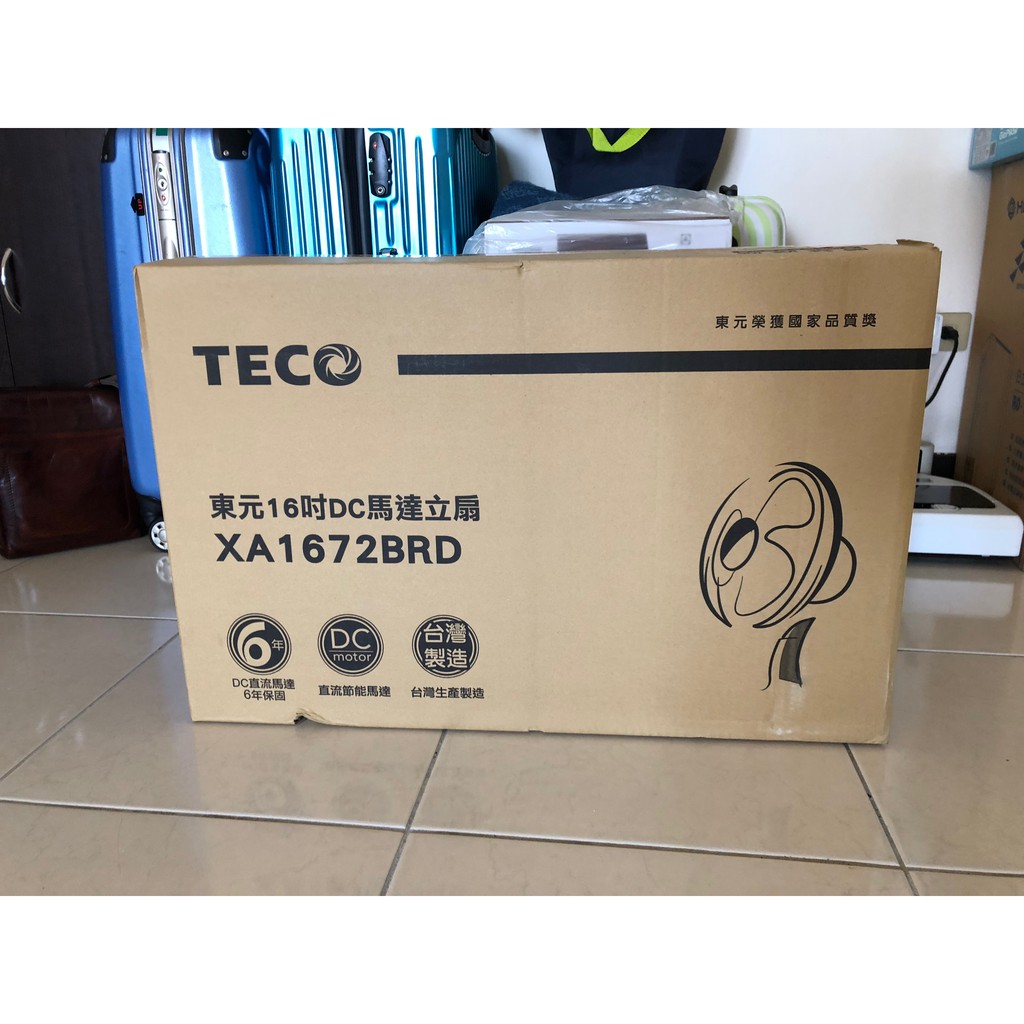 TECO 東元 16吋 DC 微電腦遙控立扇 XA1672BRD