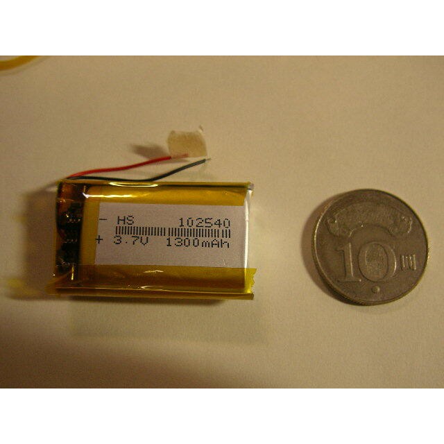 3.7V鋰電池102540新款(二線帶保護板) 適用 騎士通 ALOHA BK-S1 BK-D1 BKS1