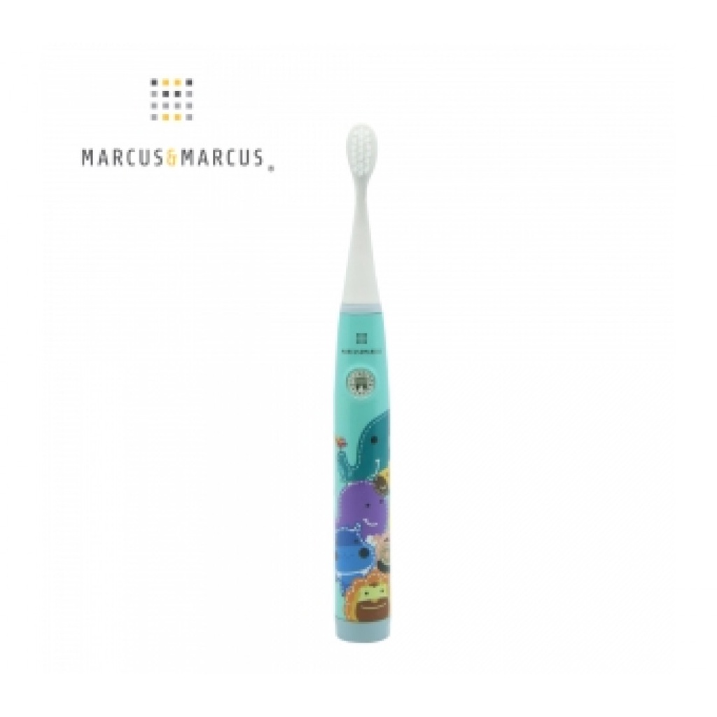 加拿大Marcus & Marcus 動物樂園 - 兒童音波電動牙刷-湖水綠