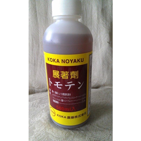 日本KOKA展著劑500cc3000-10000倍增加濕展性、附著性、固著性、深透性.可以延展藥效提高著果率延長開花時效