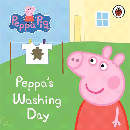 Peppa Pig：Peppa’s Washing Day 佩佩豬洗衣服 精裝硬頁書（外文書）