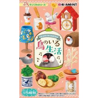 現貨 已絕版 RE-MENT 與鳥一起生活 鳥生活 文鳥 與鳥生活日常小物 全8款